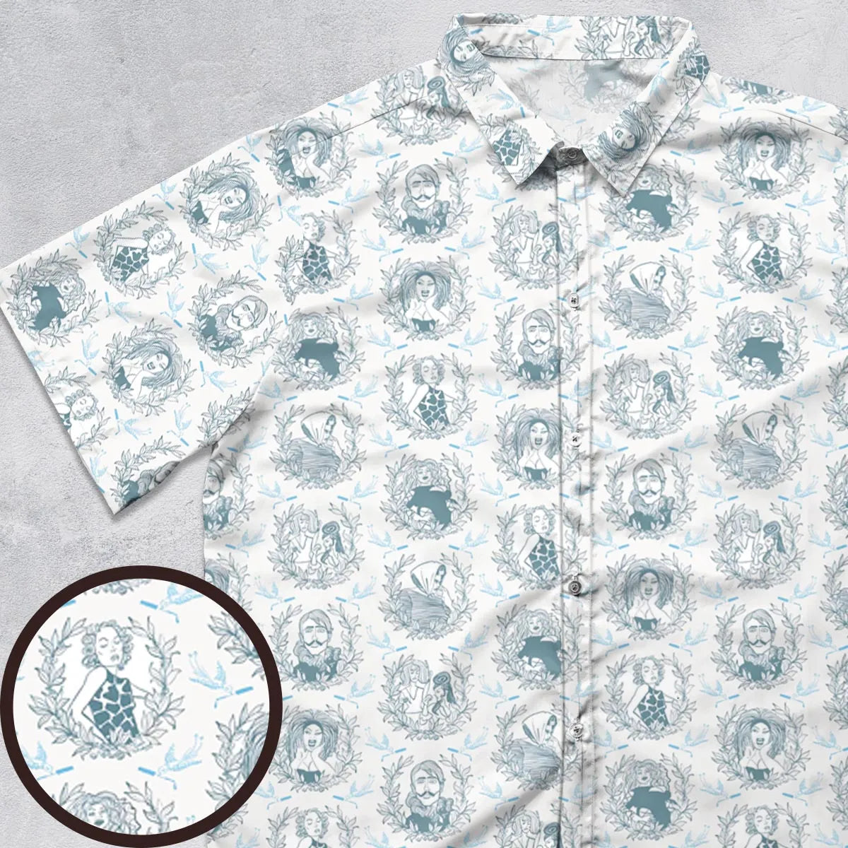 Short Sleeve Button Shirt - AEPKEPLX