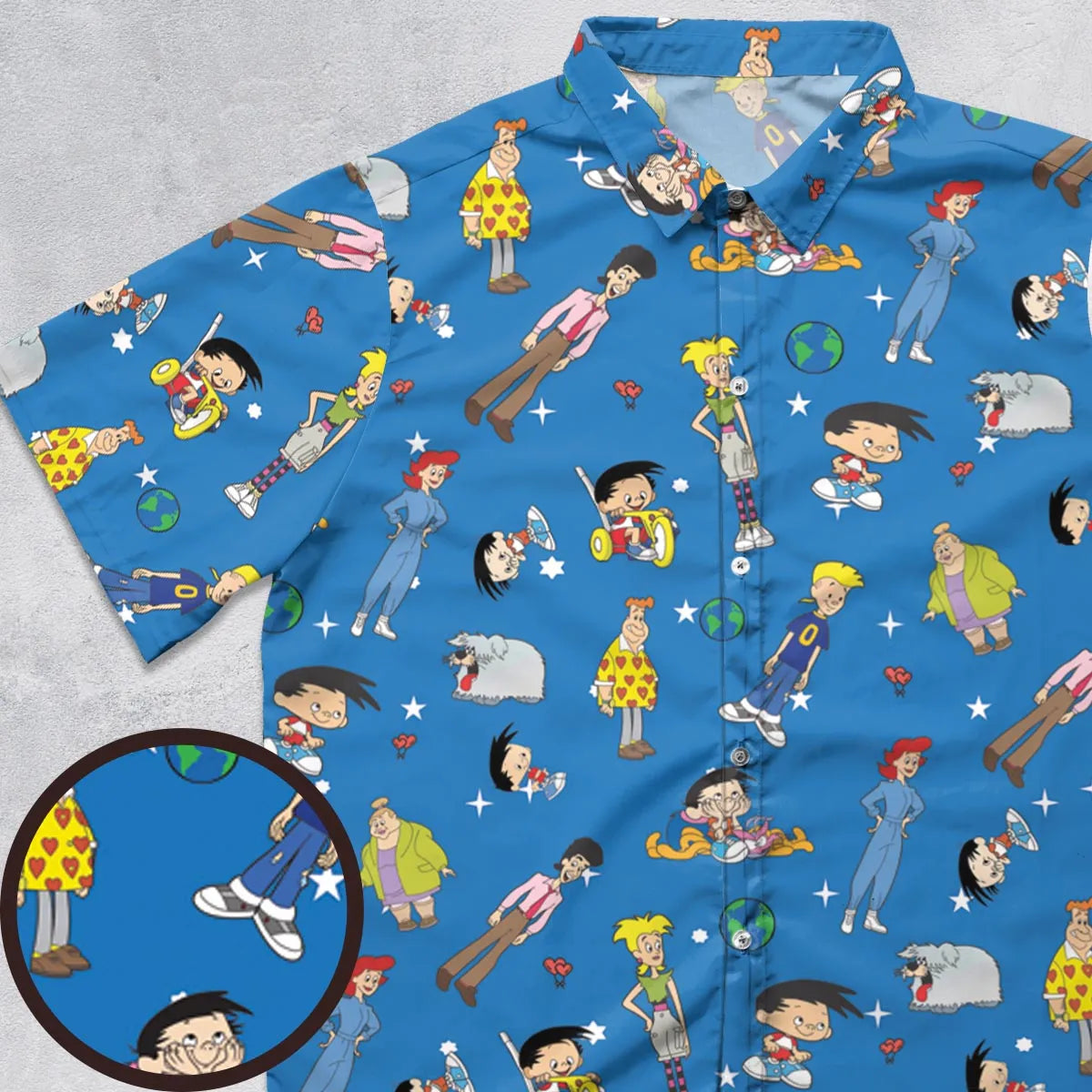 Short Sleeve Button Shirt - RJ9Z3139
