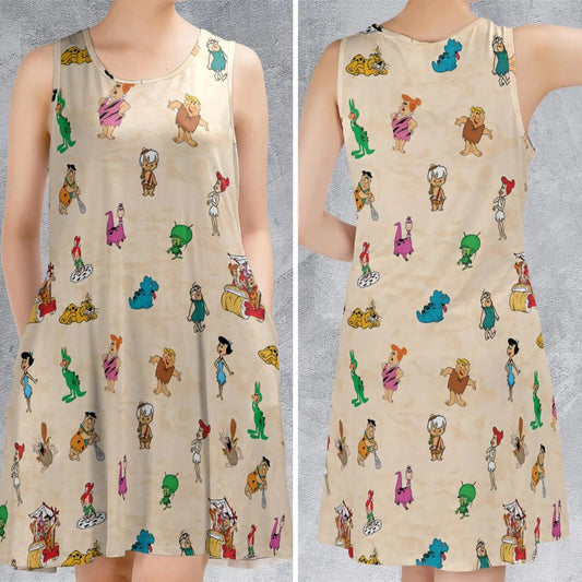Casual Sleeveless Dress - 31UYG7TM