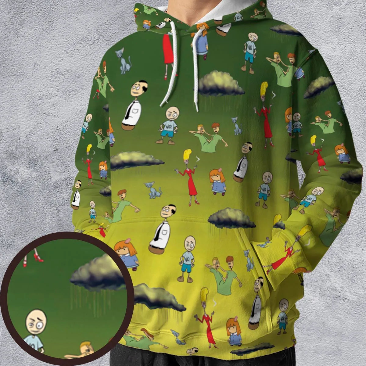 Full Print Hoodie - GQ35CP9C