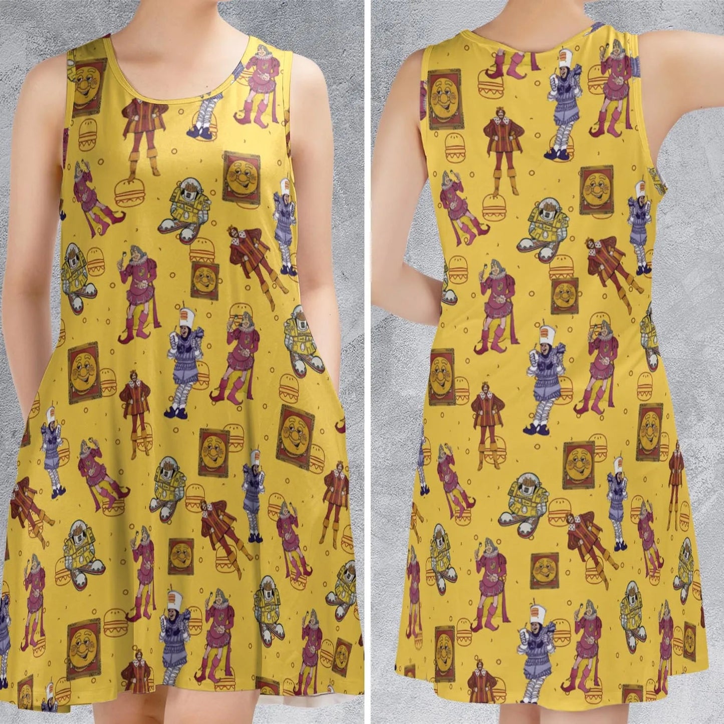 Casual Sleeveless Dress - F3C1RQRR