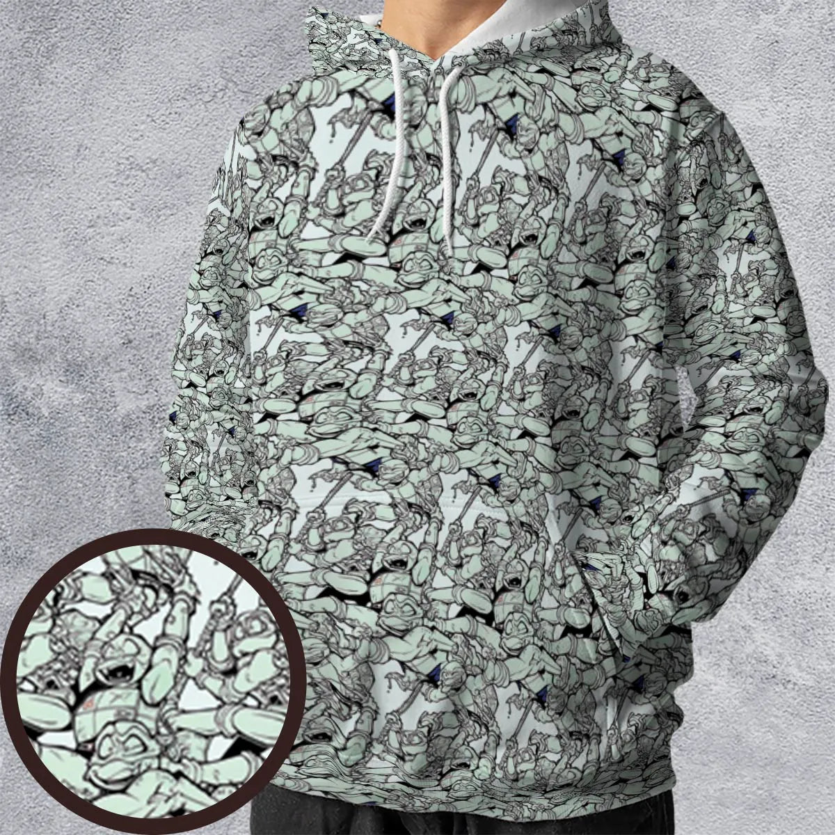 Full Print Hoodie - 7HZZHJEP