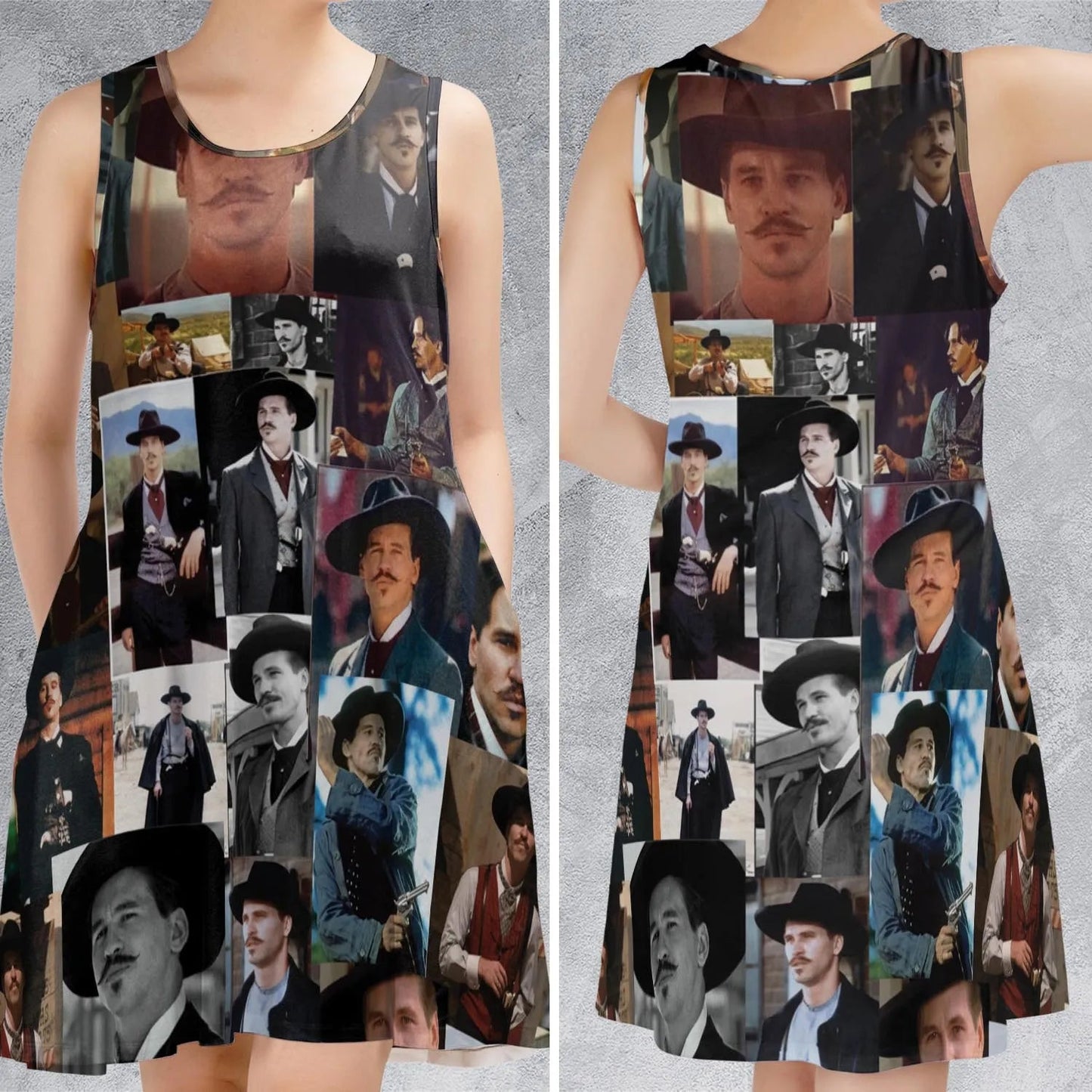Casual Sleeveless Dress - 5YP9QG96
