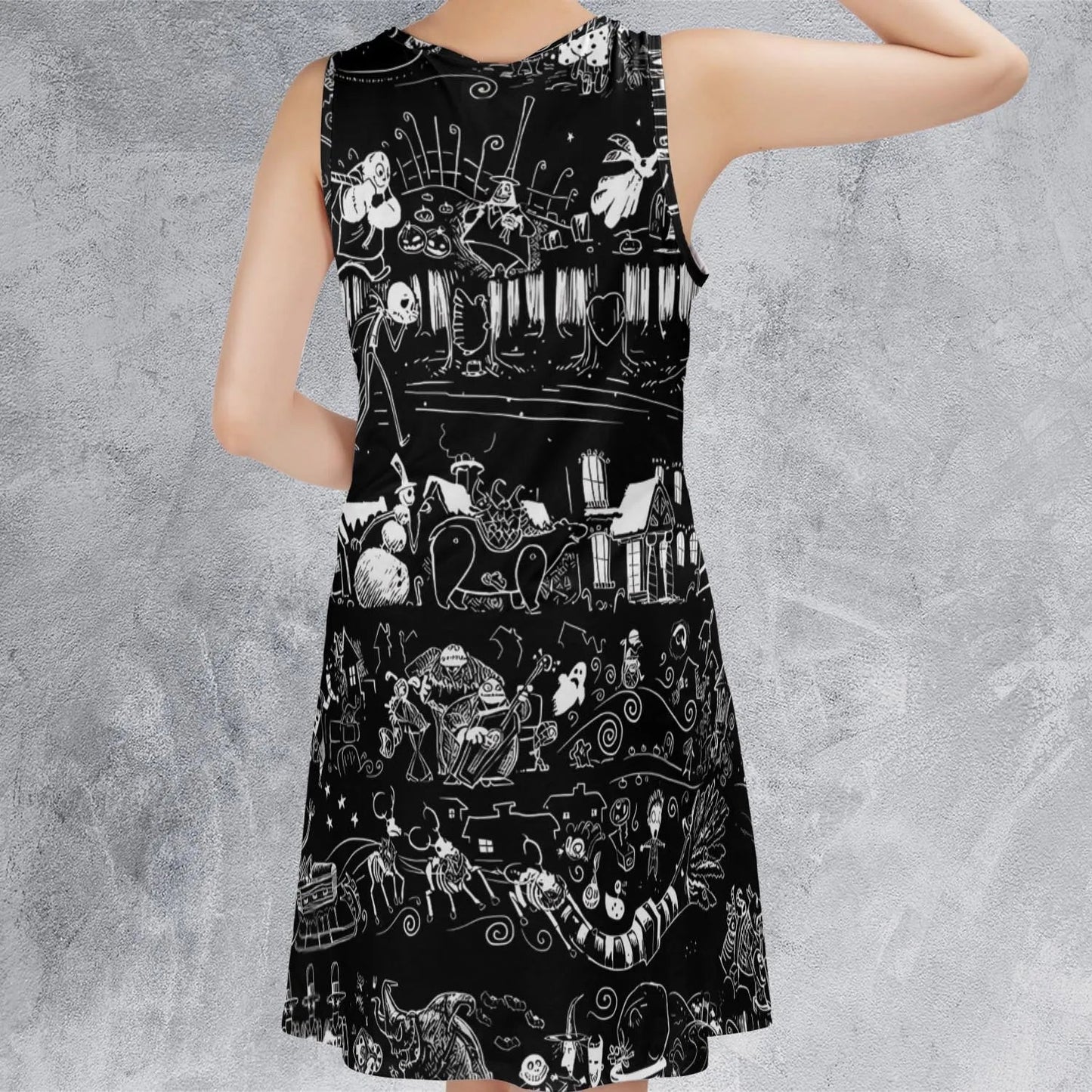 Casual Sleeveless Dress - X5VXLL3U