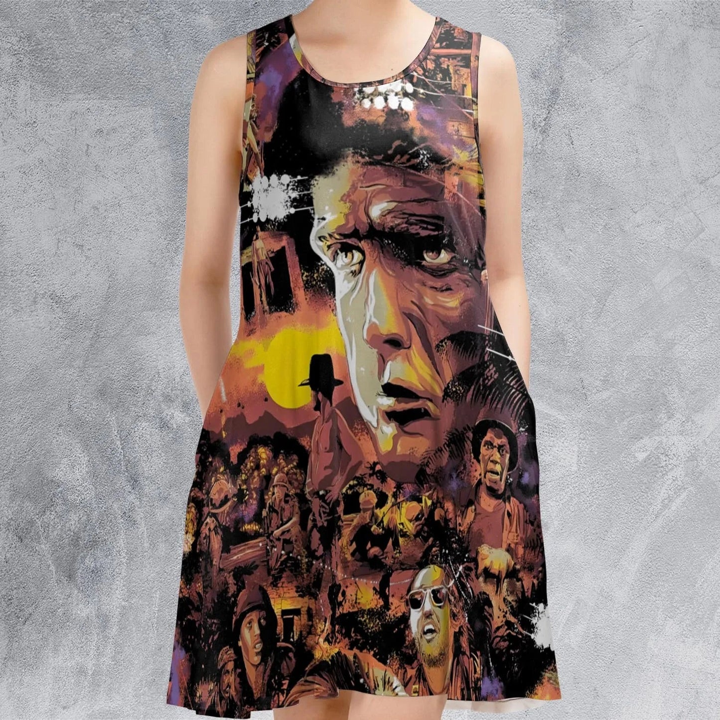 Casual Sleeveless Dress - MCE9XW7Q
