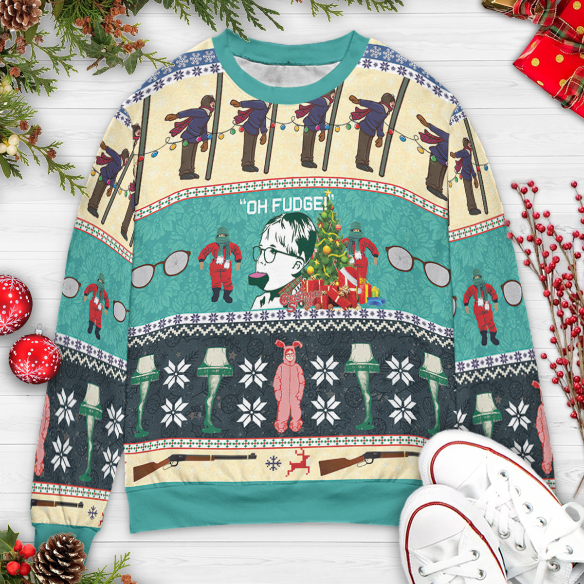 Ugly Christmas Sweatshirt - F7CN8BK6