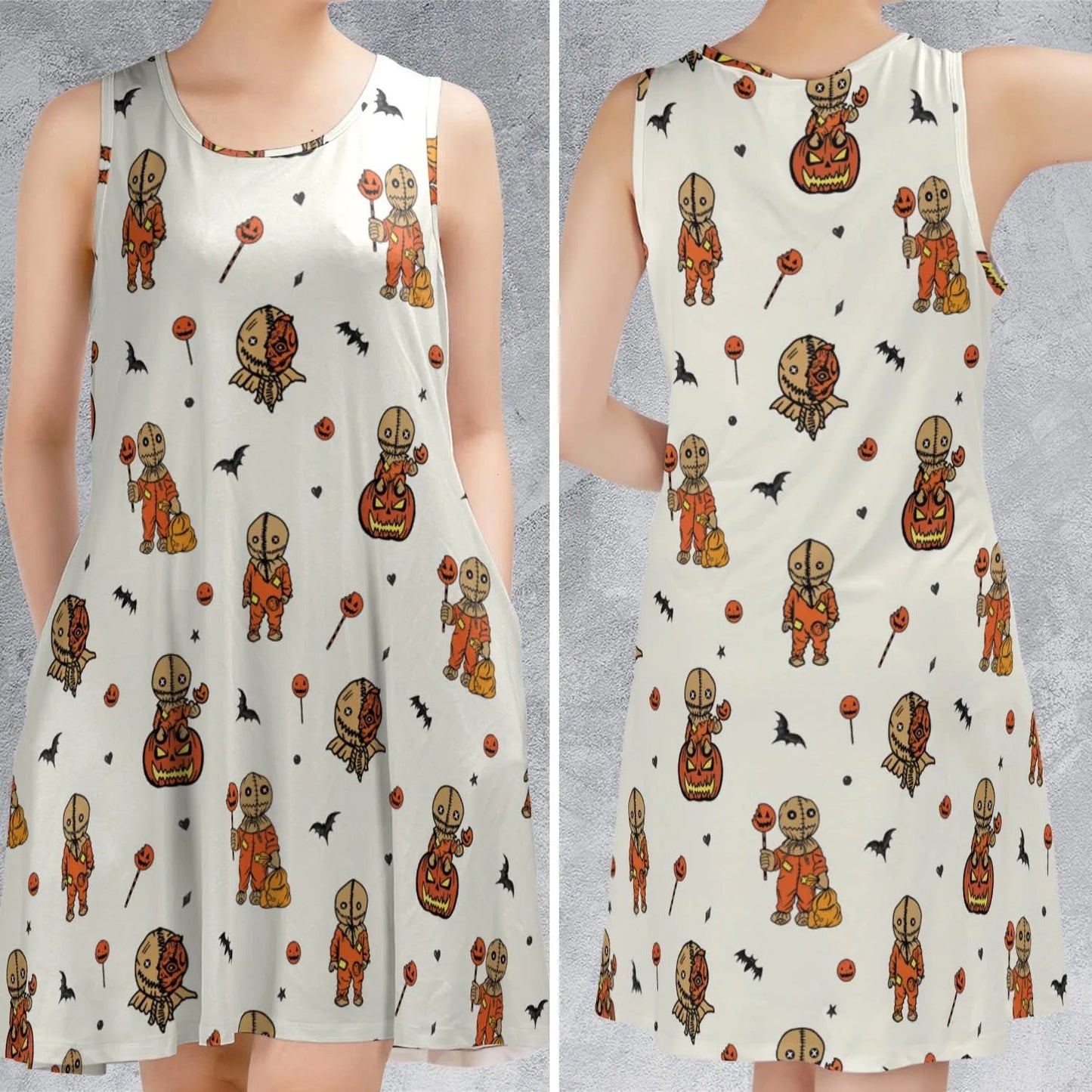 Casual Sleeveless Dress - KGZSYYN5