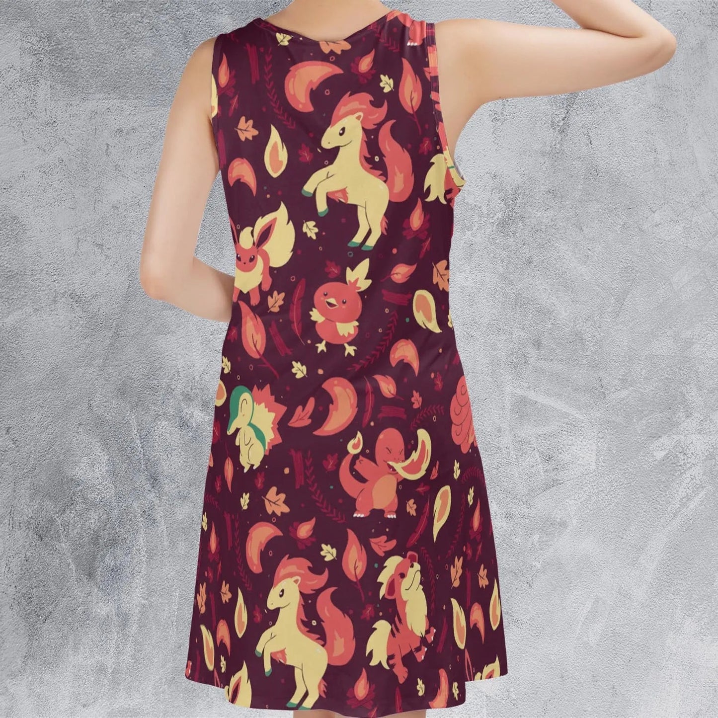 Casual Sleeveless Dress - JND69ZEP