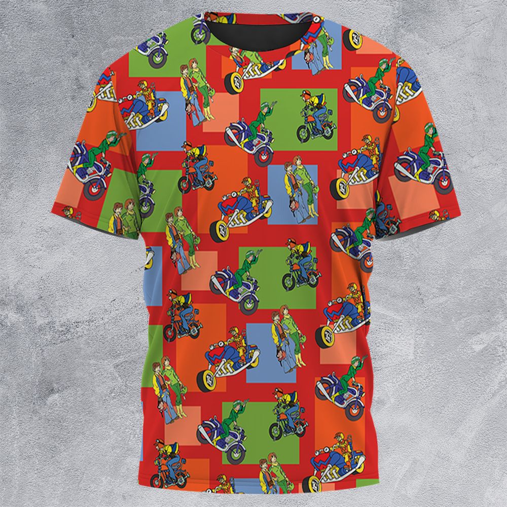 All-Over Print Unisex T-Shirt - H77PD16S -  - 3