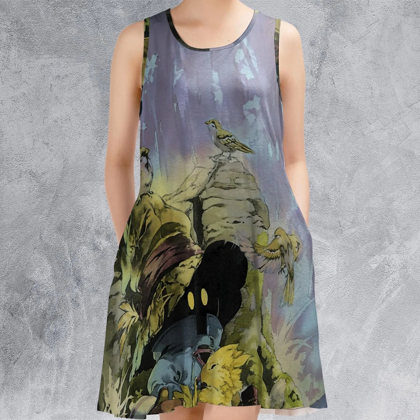 Casual Sleeveless Dress - AMLDJ8GV