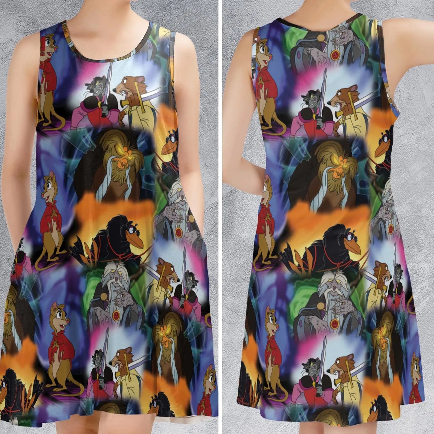 Casual Sleeveless Dress - K8TMU25M