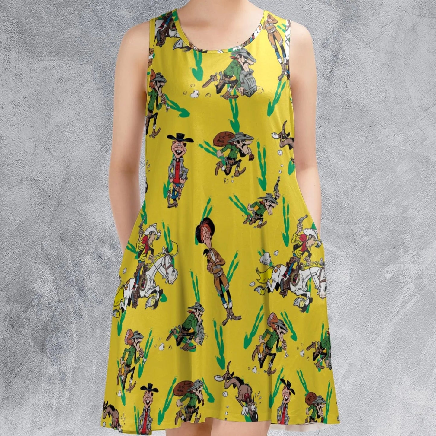 Casual Sleeveless Dress - 2UC397LV