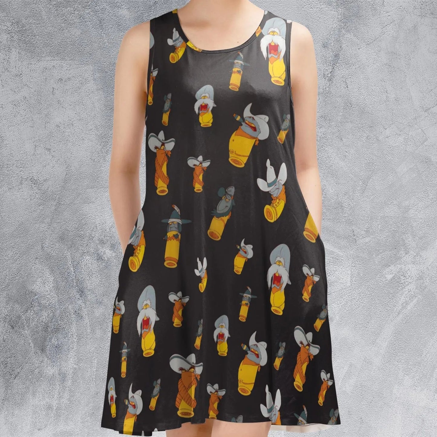 Casual Sleeveless Dress - 832QQ2VD
