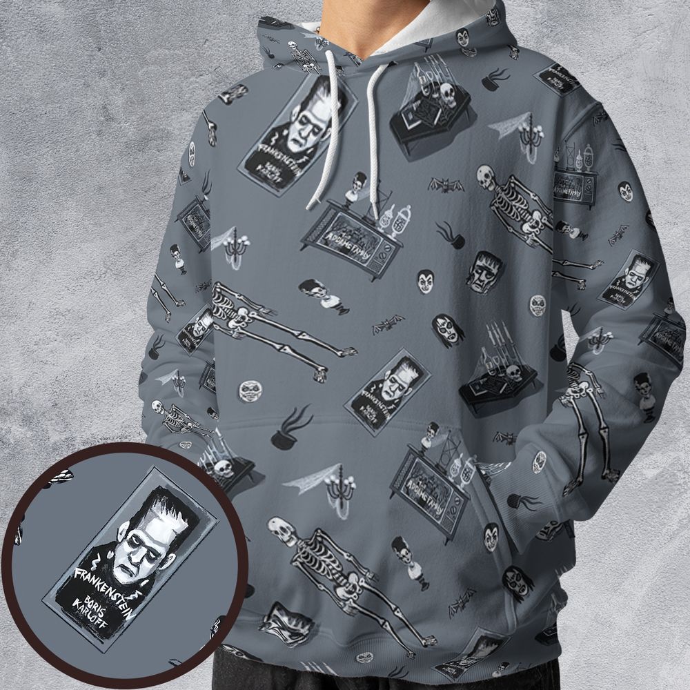 All-over Print Hoodie - ZEMQ15DU -  - 1