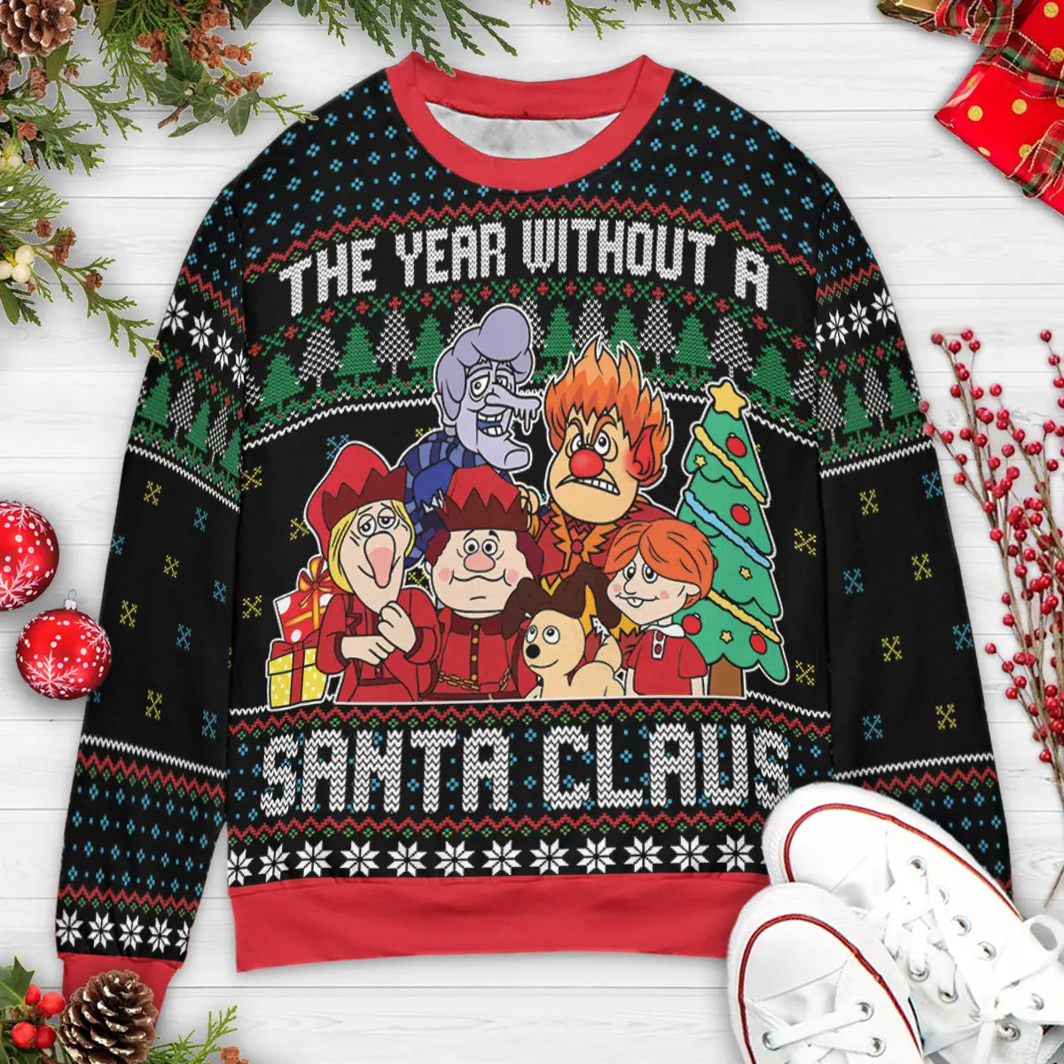 Ugly Christmas Sweatshirt - K4GPDMQU