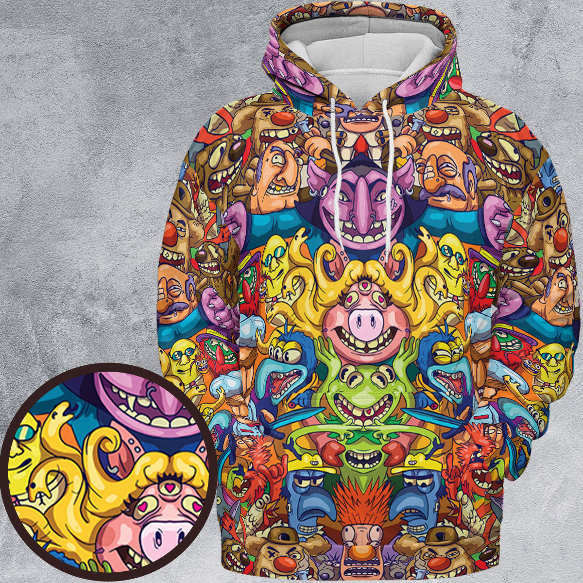 Full Print Hoodie - 17JMMK3Z