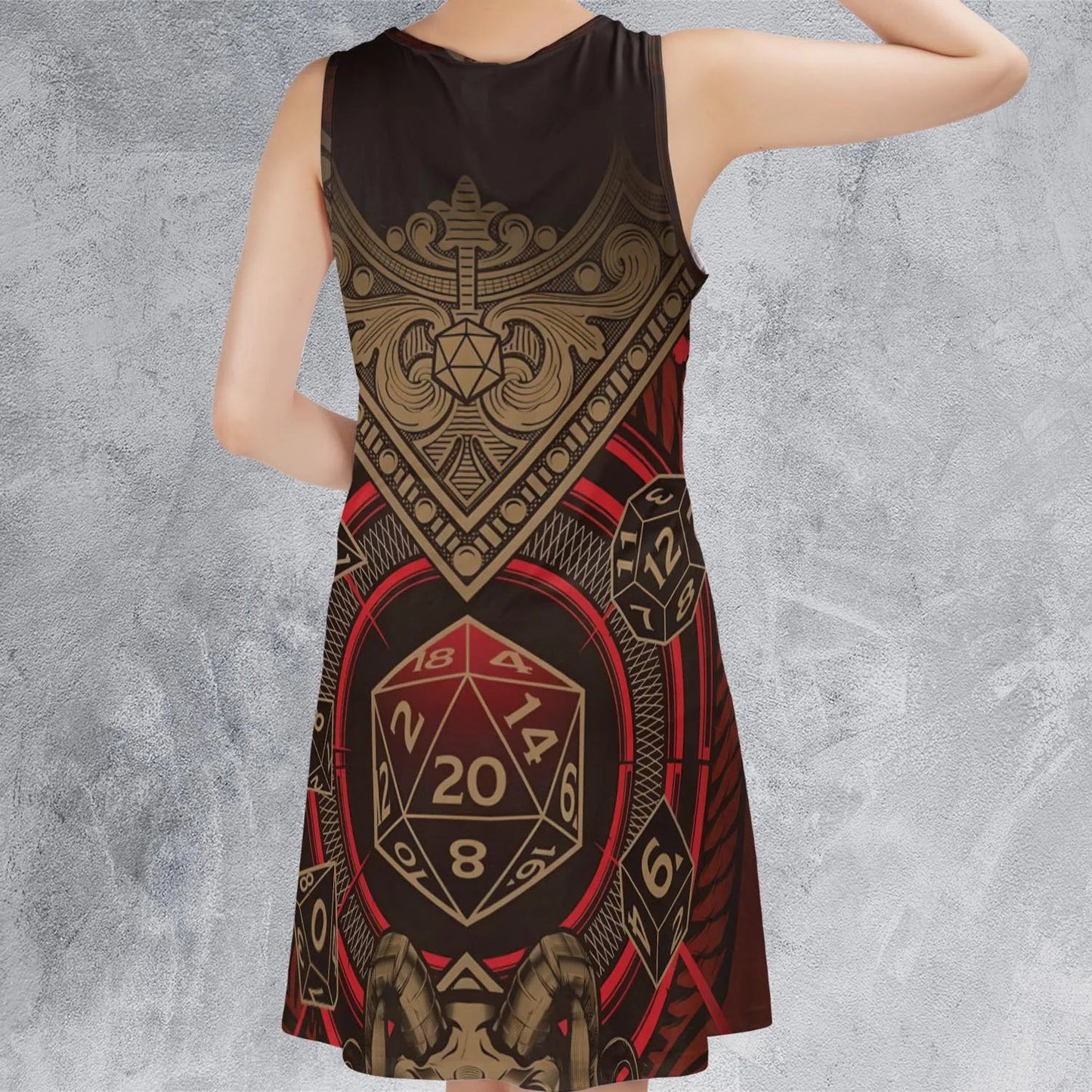 Casual Sleeveless Dress - EYTY5RTK