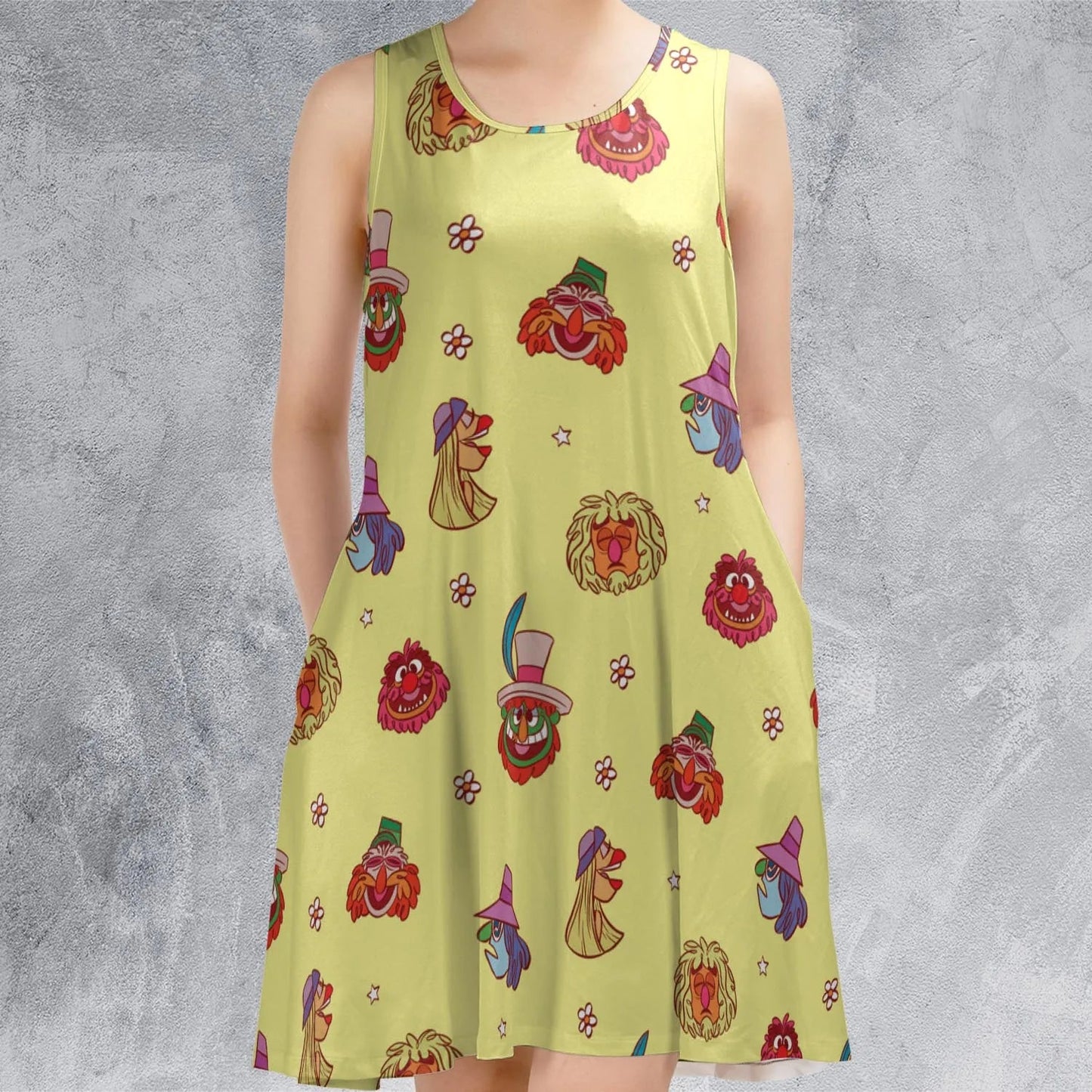 Casual Sleeveless Dress - 528RKPA9