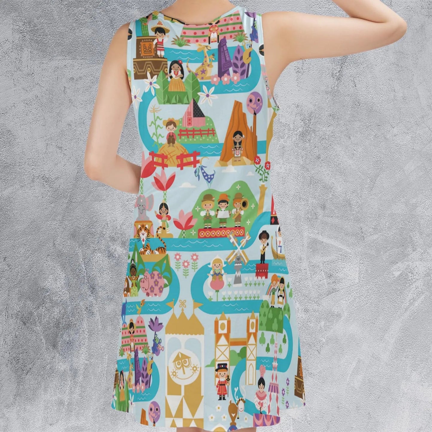 Casual Sleeveless Dress - 1ZM8MCH4