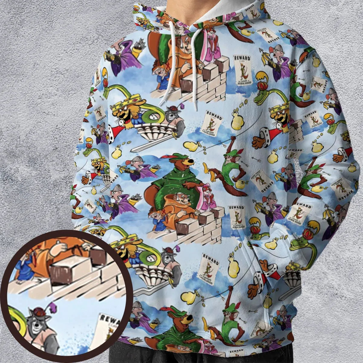 Full Print Hoodie - PWGZDWGK