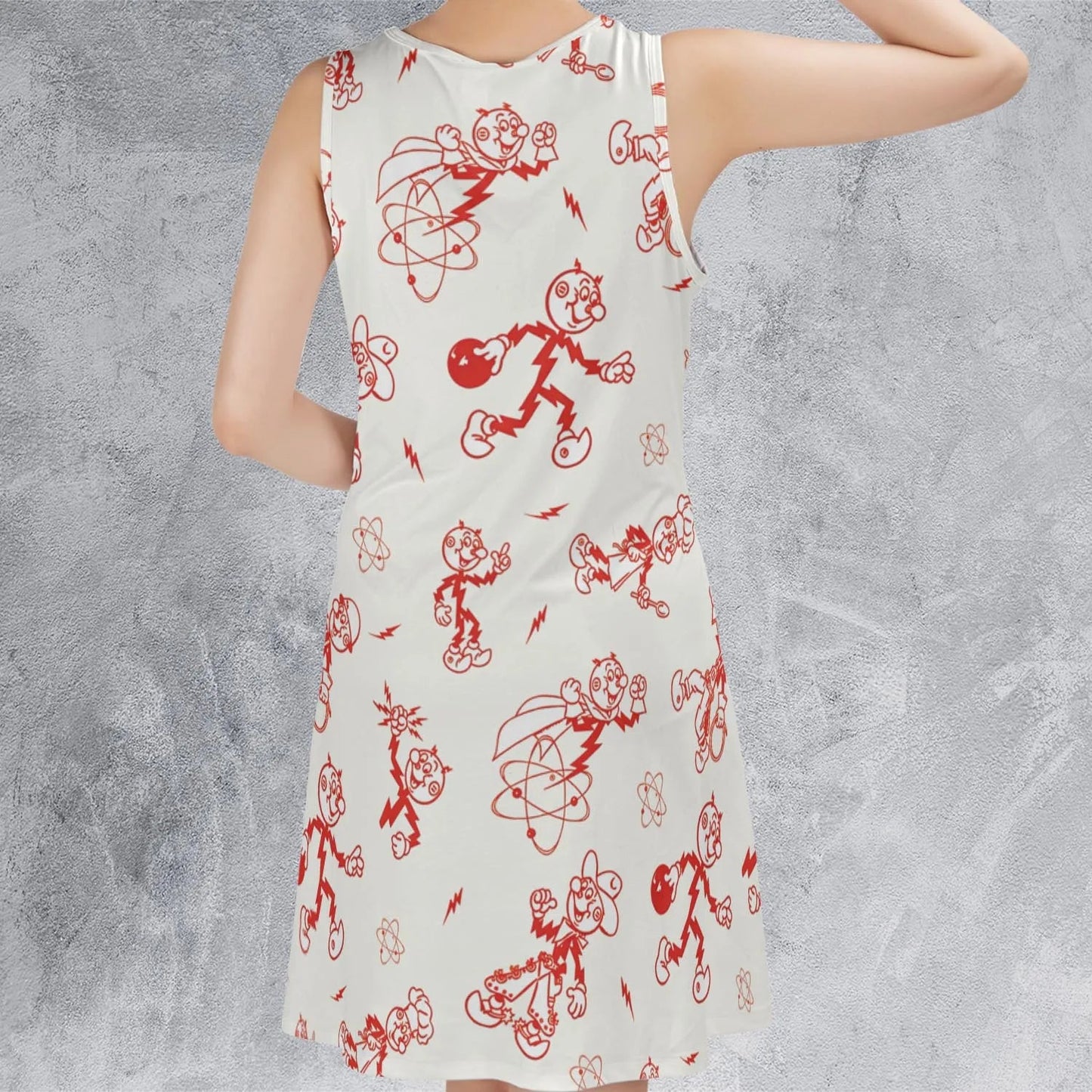 Casual Sleeveless Dress - 3JQJV95C