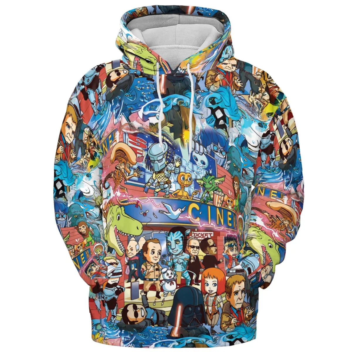 Full Print Hoodie - LEEXNBQJ