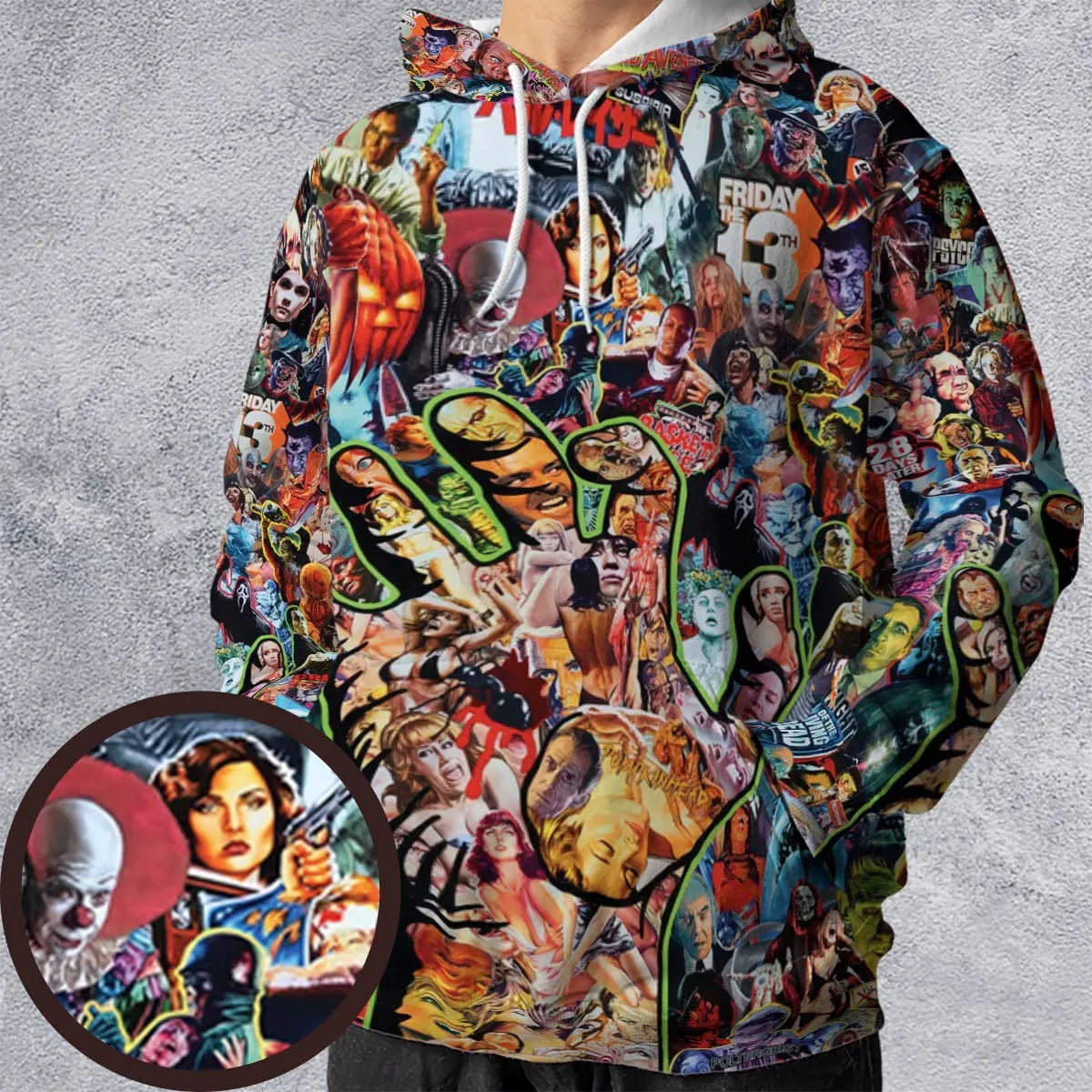 Full Print Hoodie - XBA1MH5K