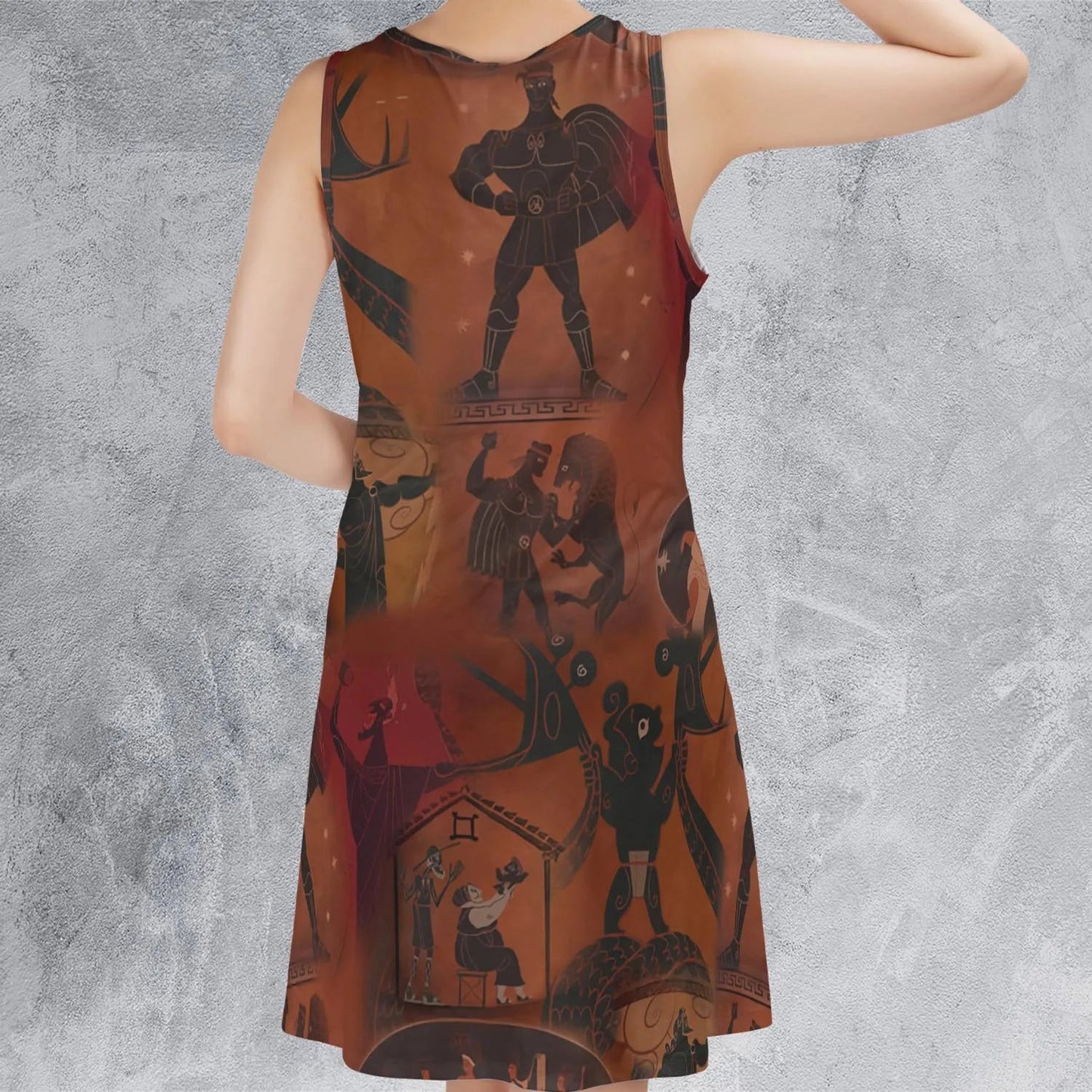 Casual Sleeveless Dress - H3YQWMZ5