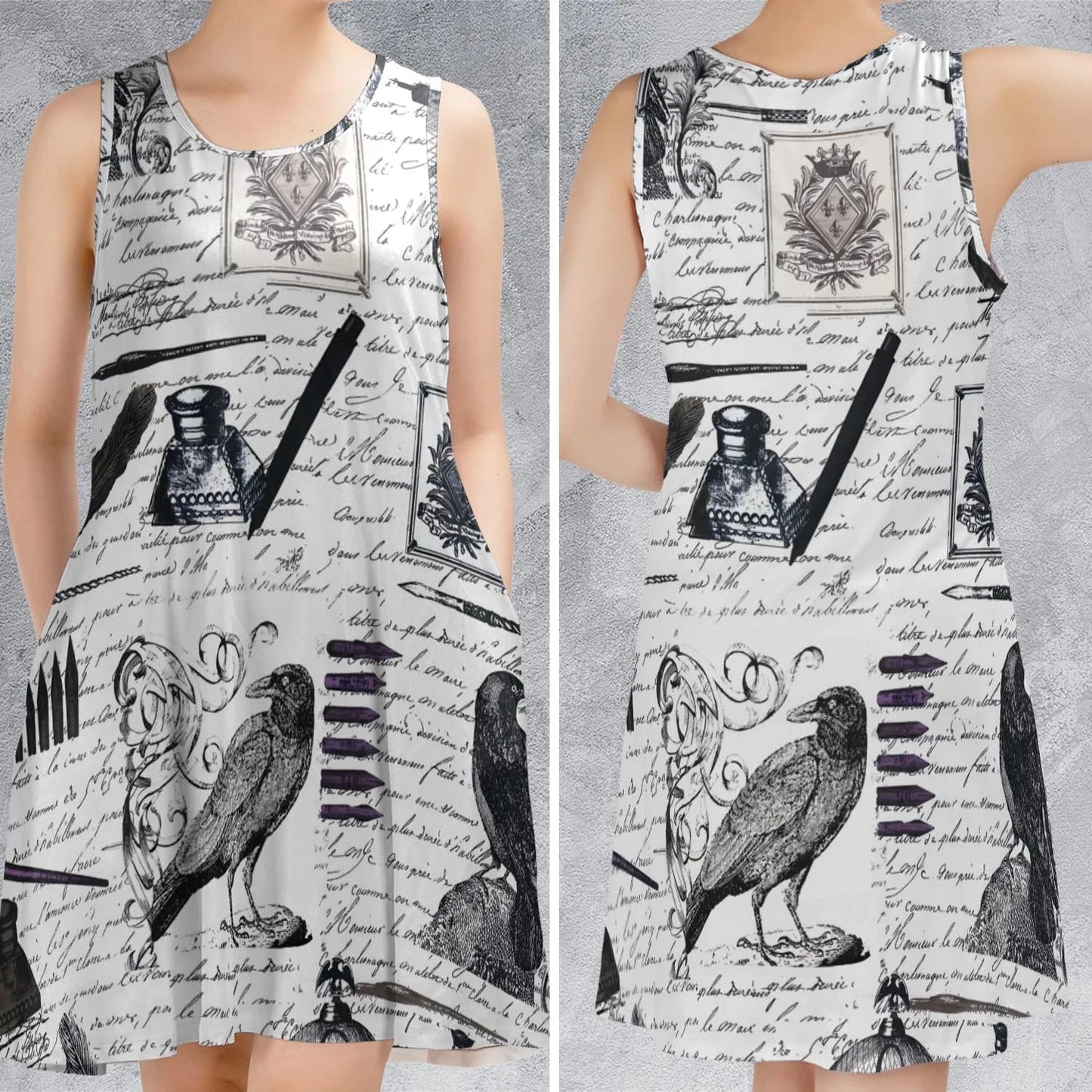 Casual Sleeveless Dress - 9KE8XJV3