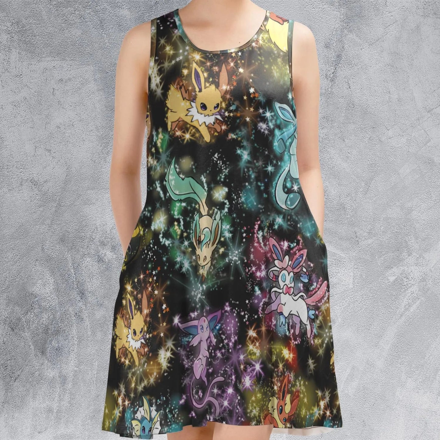 Casual Sleeveless Dress - FV9DXYXK