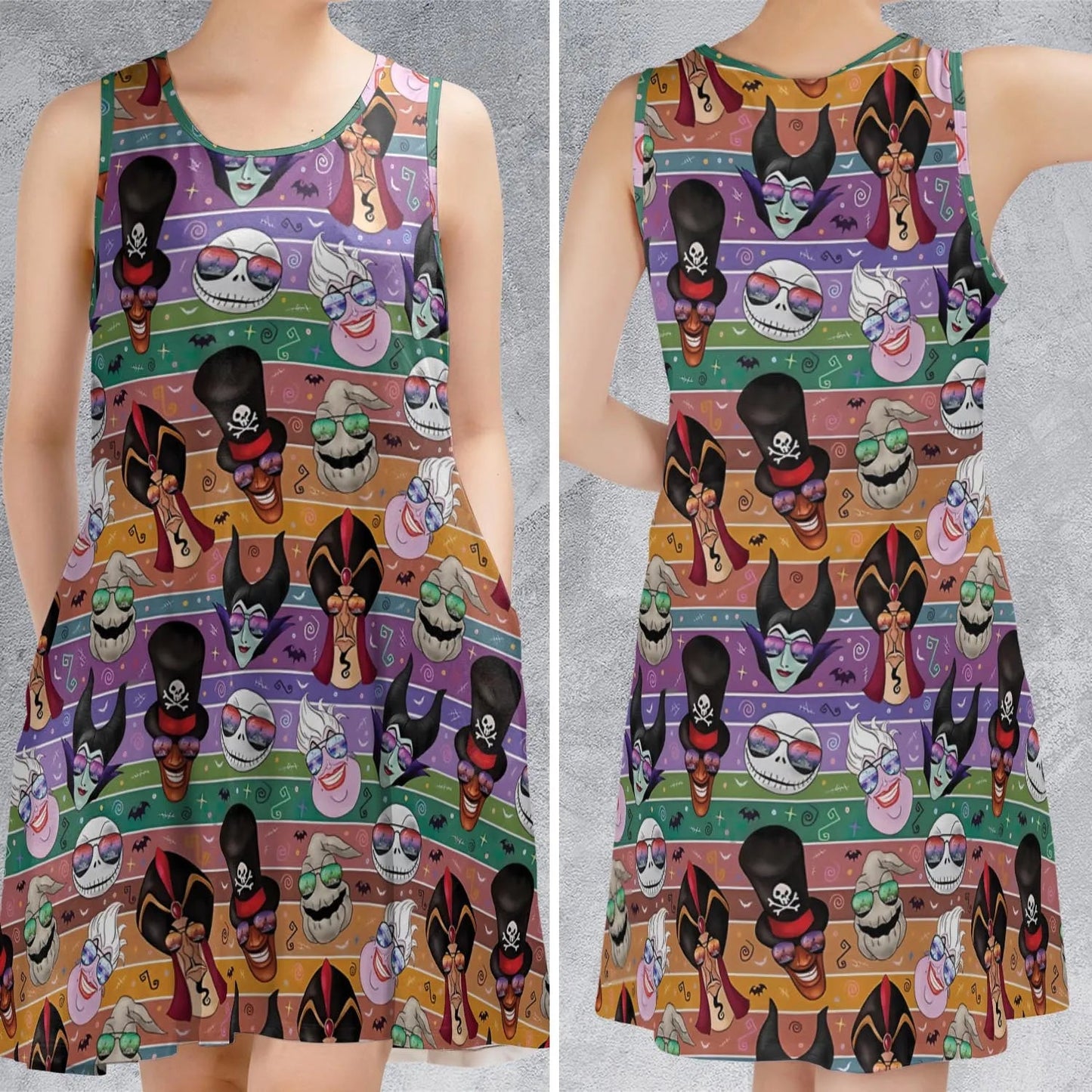 Casual Sleeveless Dress - NWMKUM1R