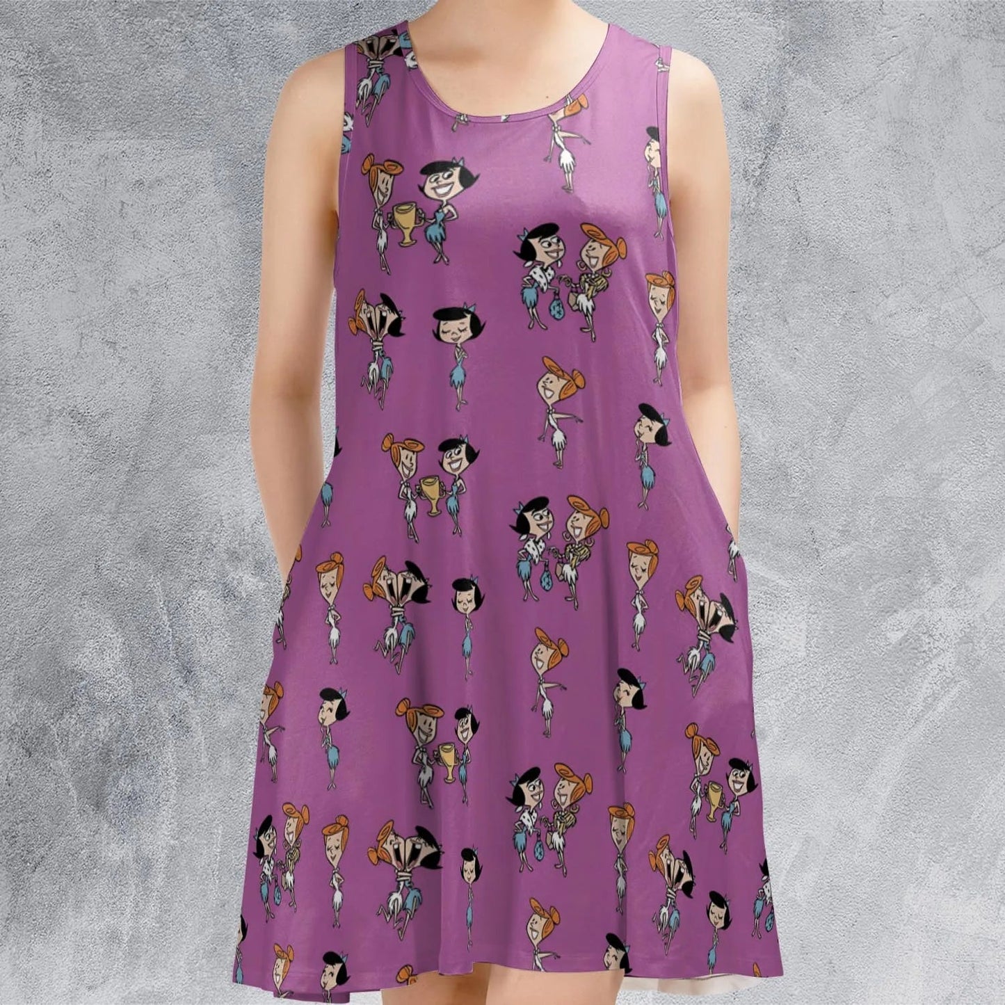 Casual Sleeveless Dress - X3XJ22XA
