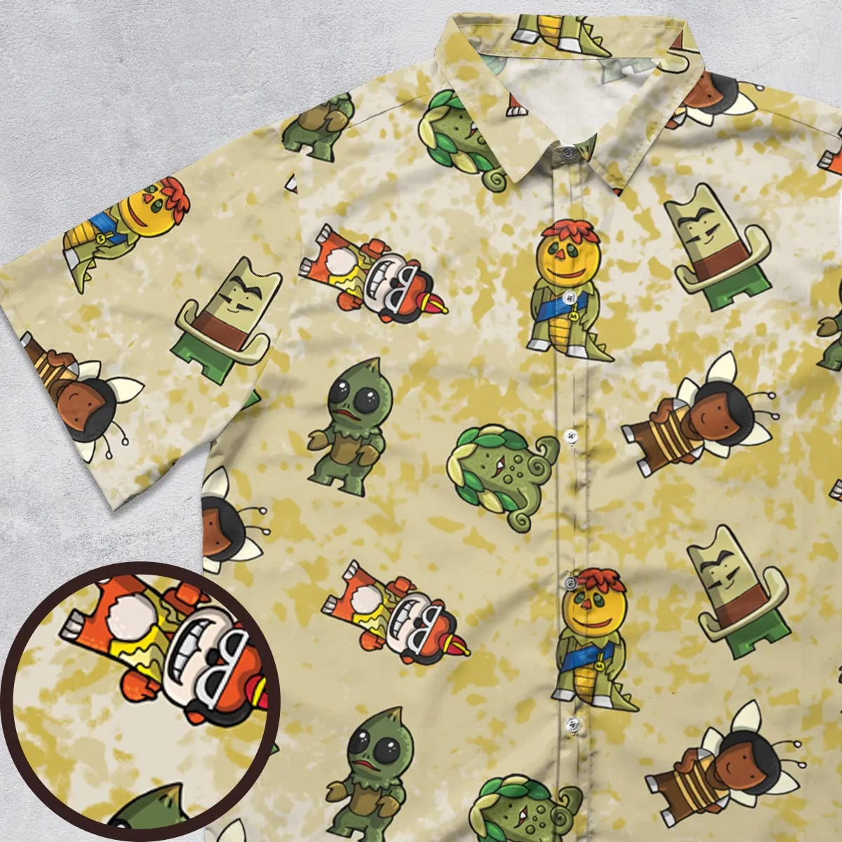 Short Sleeve Button Shirt - B974Y6KZ
