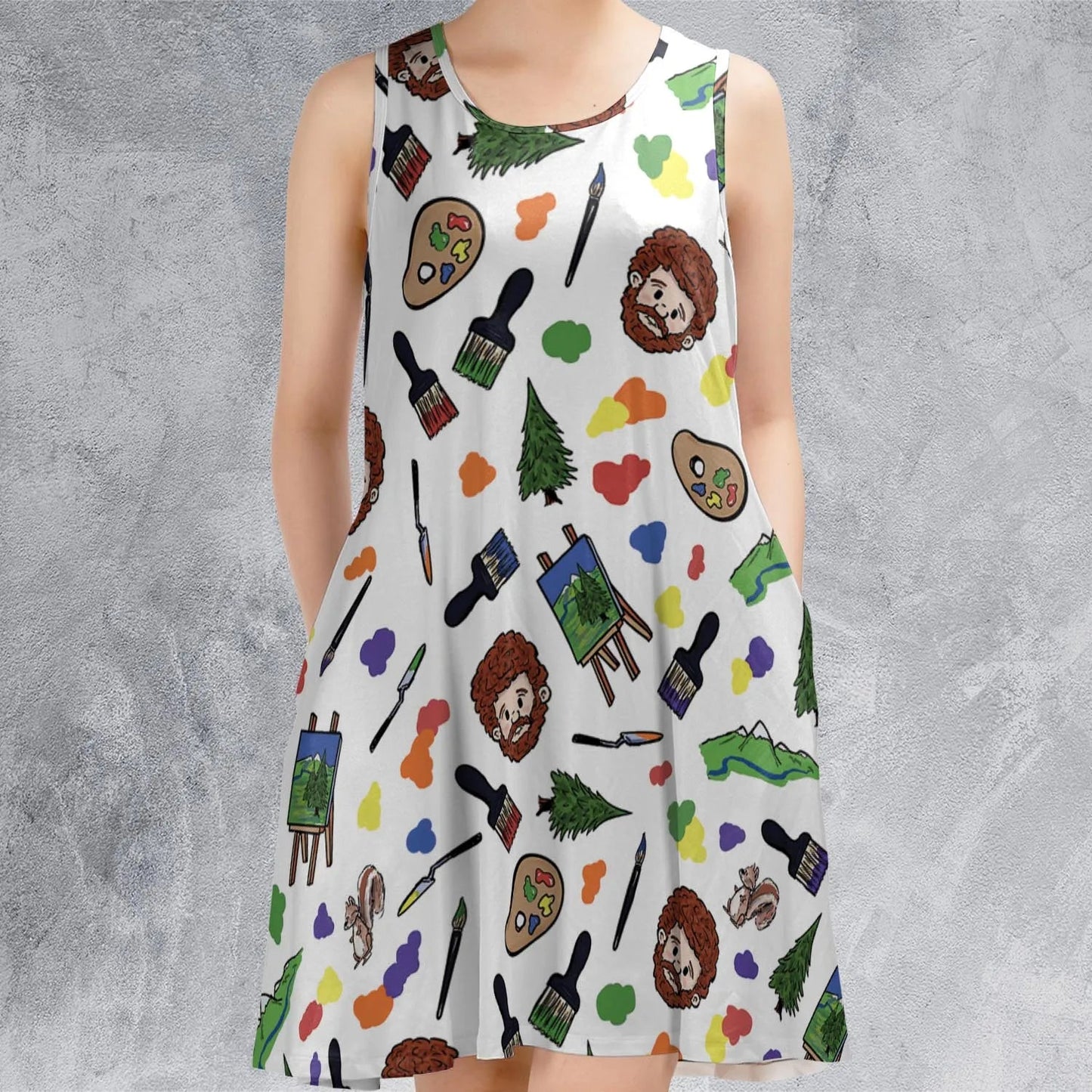 Casual Sleeveless Dress - JWXMP5HP