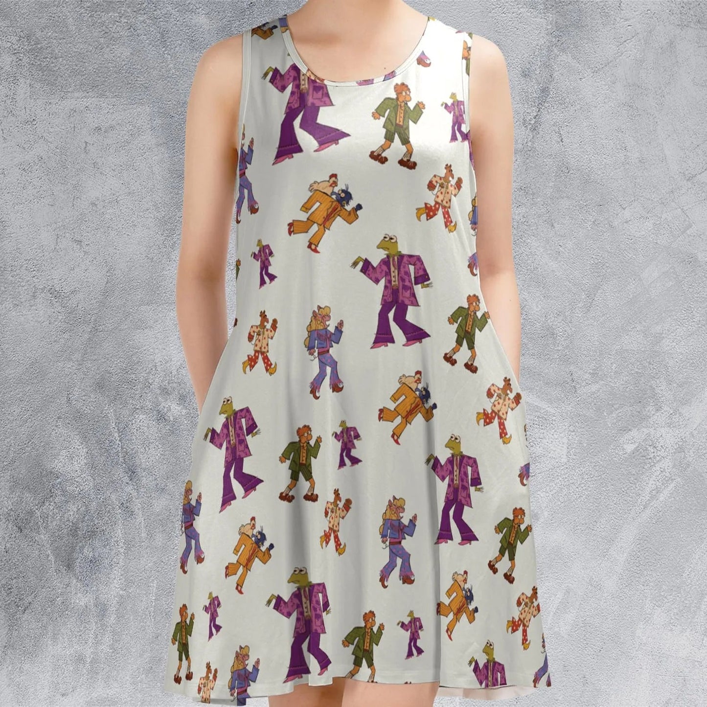 Casual Sleeveless Dress - 1ZQWQQZQ