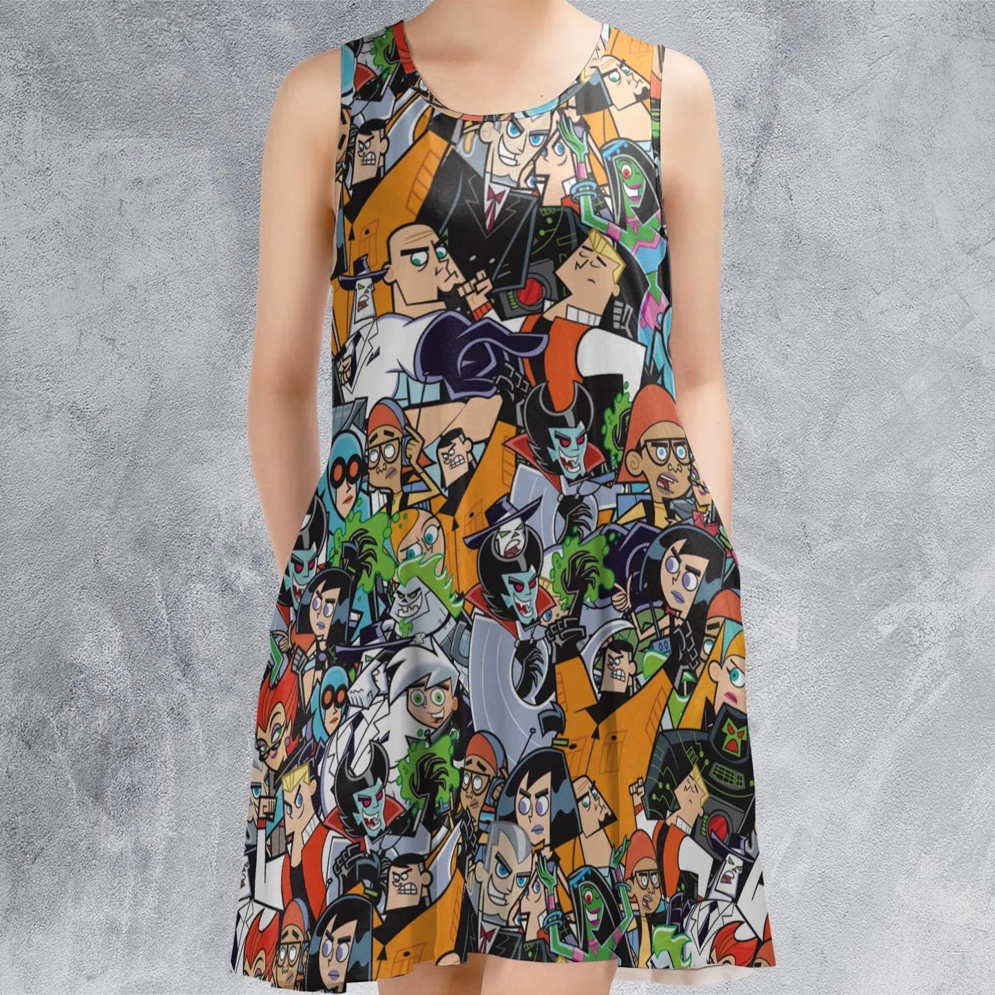 Casual Sleeveless Dress - TAHJ89LL