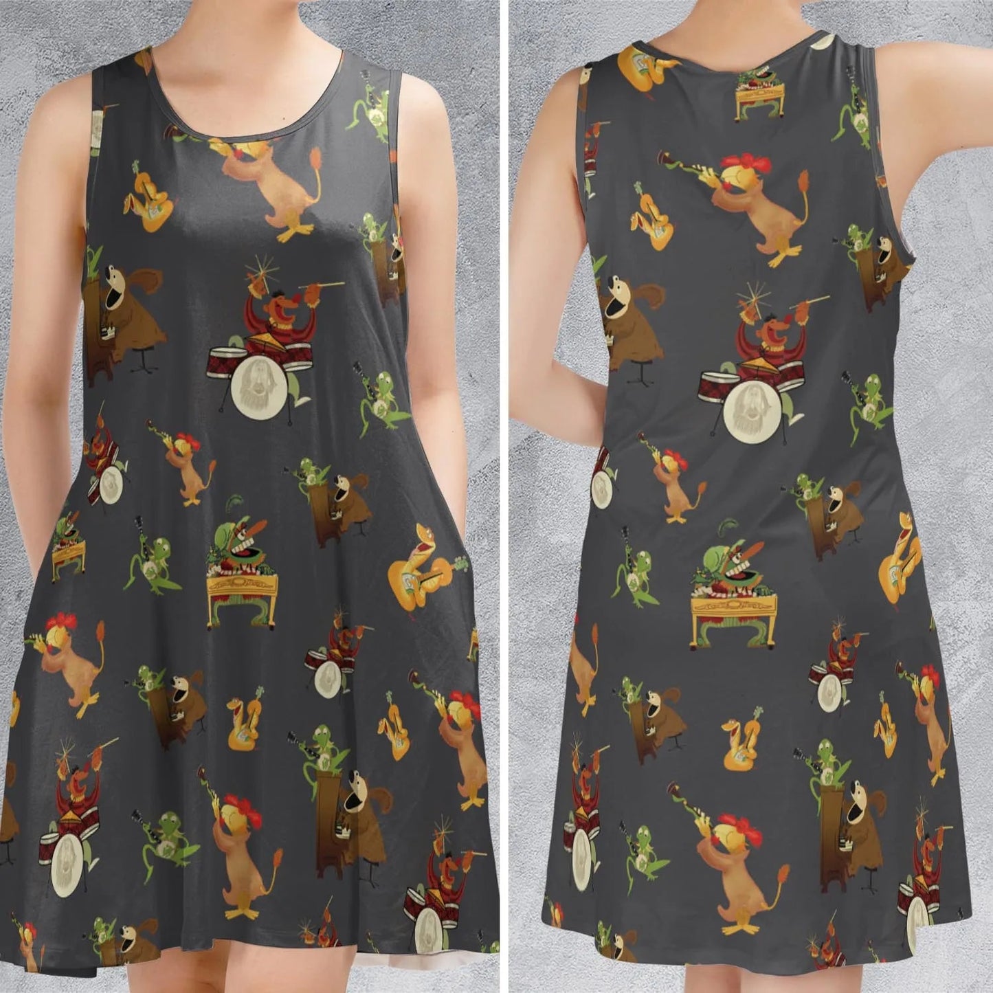 Casual Sleeveless Dress - T98QZAZM