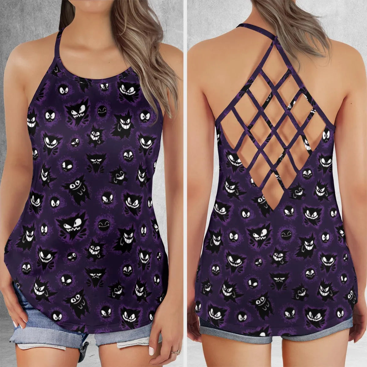 Lattice Back Tank Top - F7GMH5WV