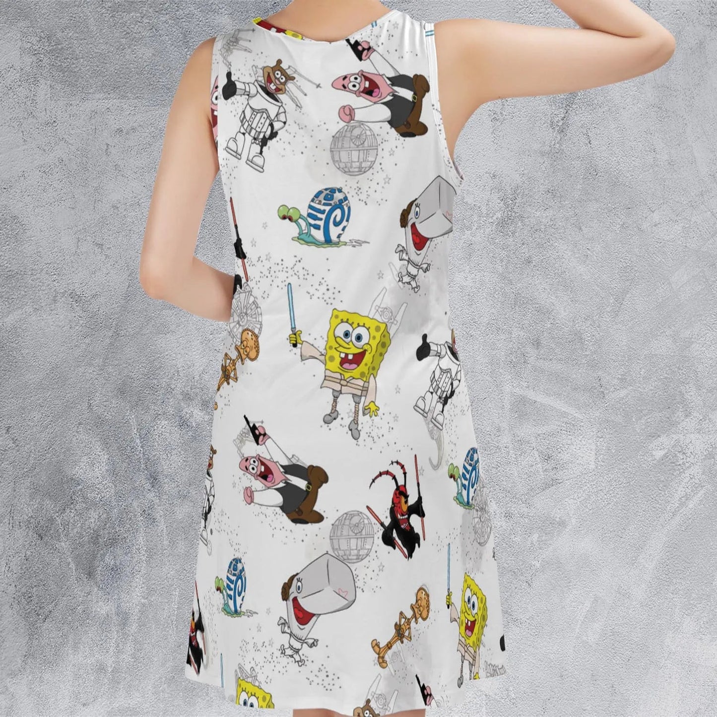 Casual Sleeveless Dress - QD91XAZH