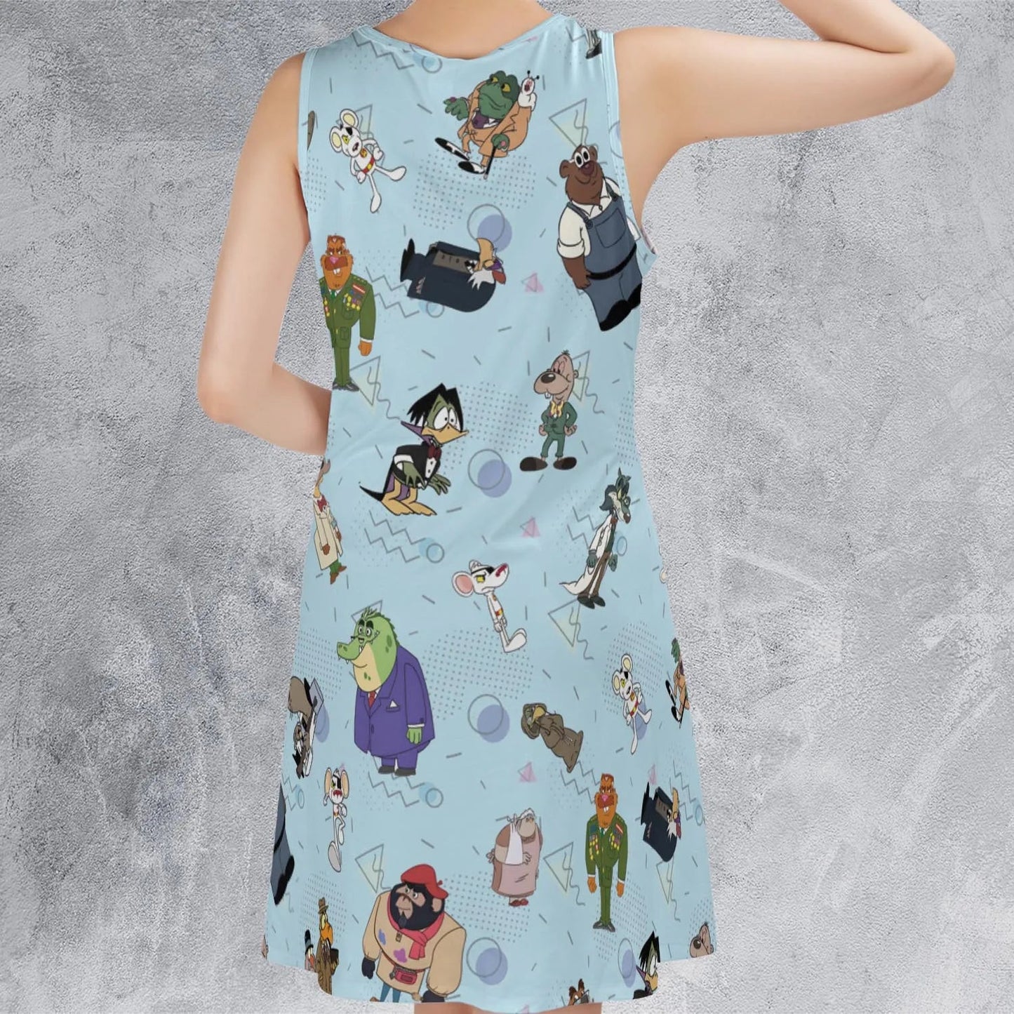 Casual Sleeveless Dress - MKWGMYQ4