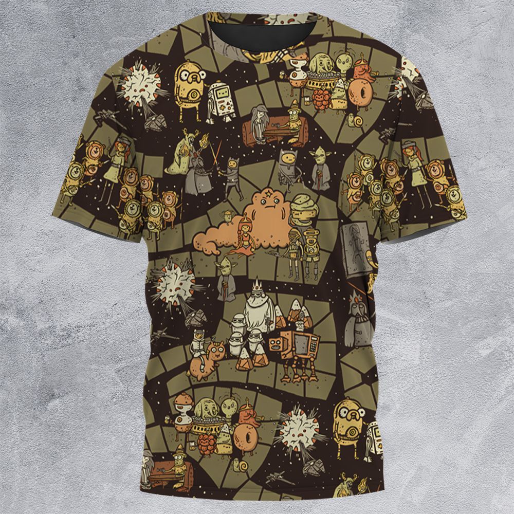 All-Over Print Unisex T-Shirt - 2C7XQVT5 -  - 3
