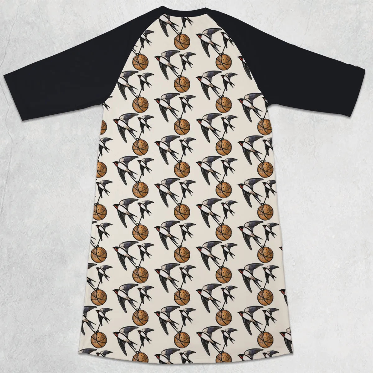 3/4 Sleeve Raglan Dress - AJ8RED1E