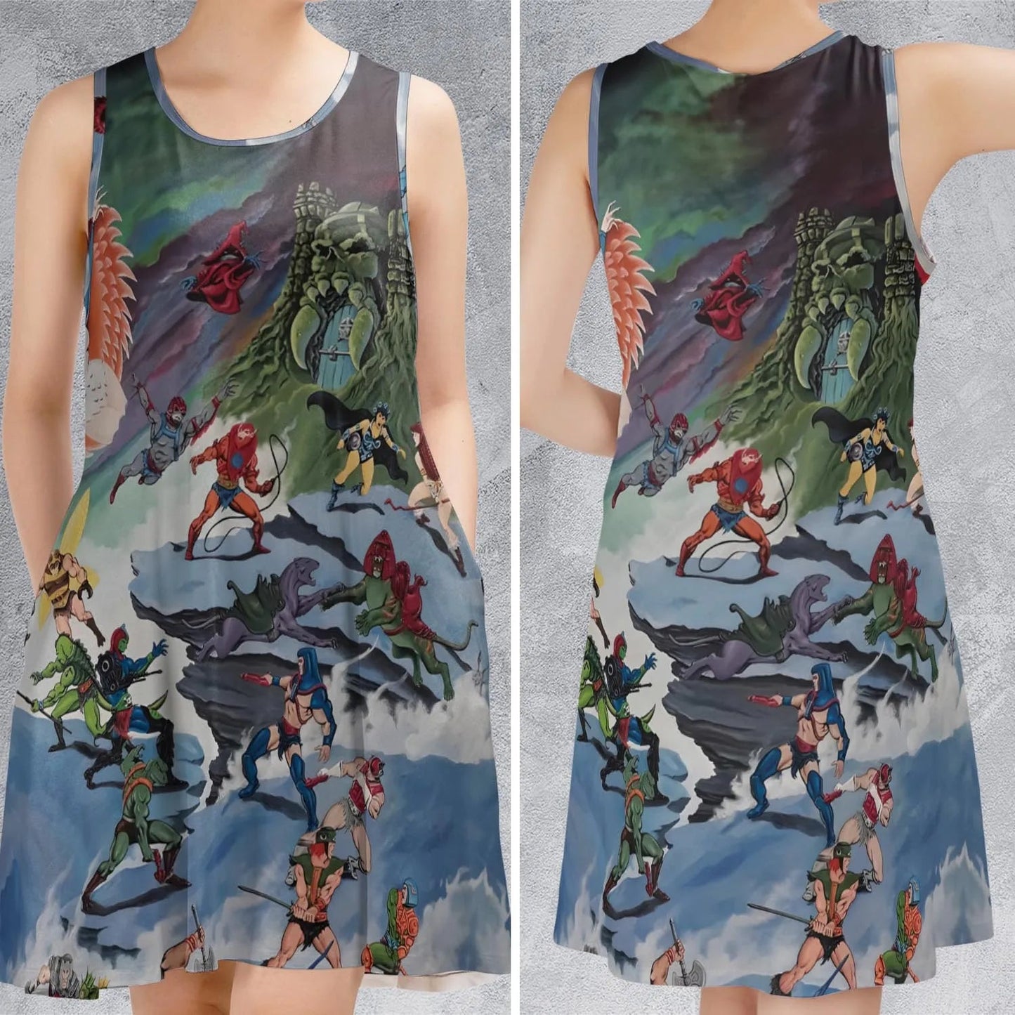 Casual Sleeveless Dress - LM4YAULV