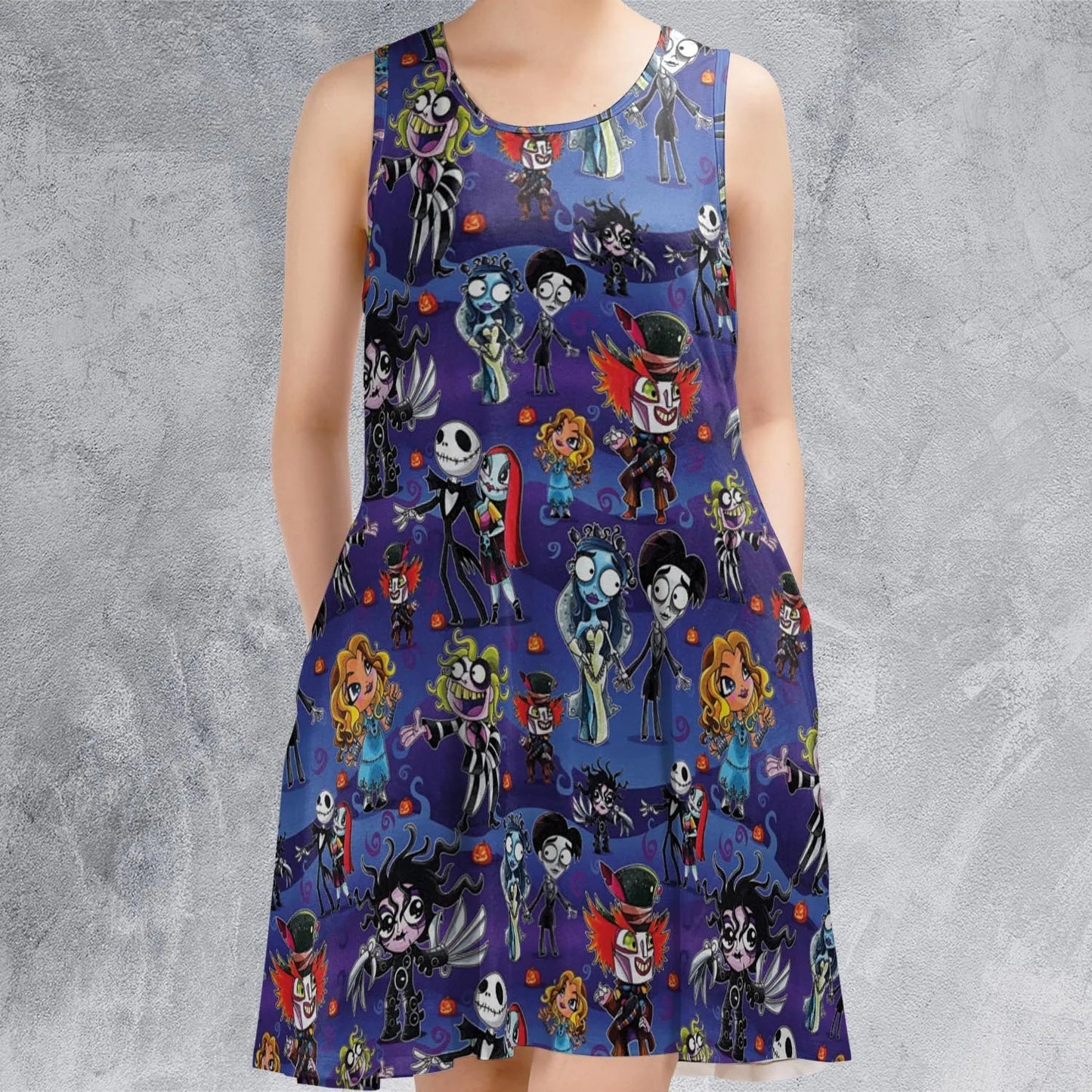 Casual Sleeveless Dress - FEHDK3ZT