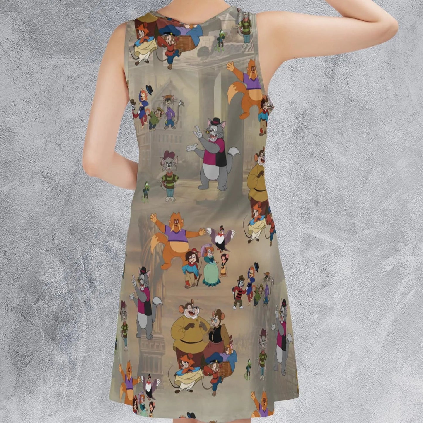 Casual Sleeveless Dress - UBCZQPA8