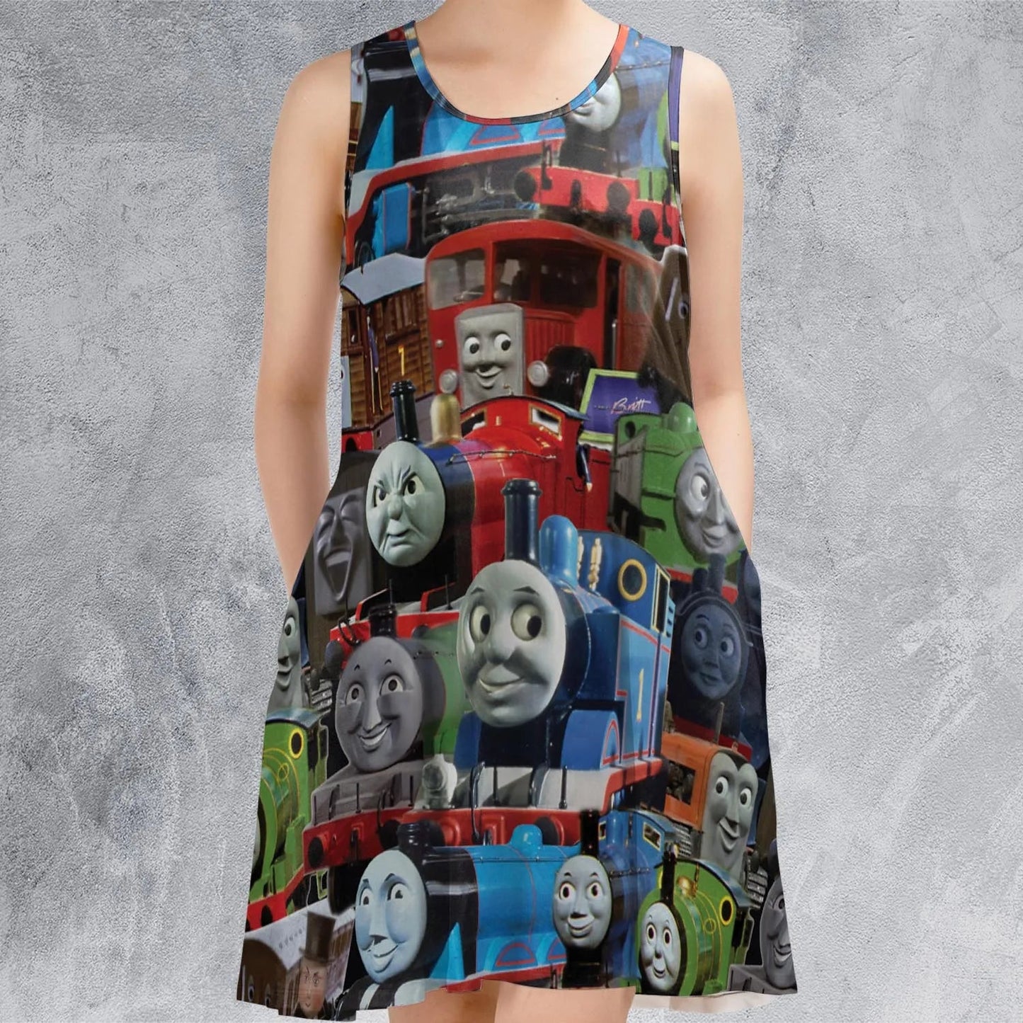 Casual Sleeveless Dress - TGZ71SZZ