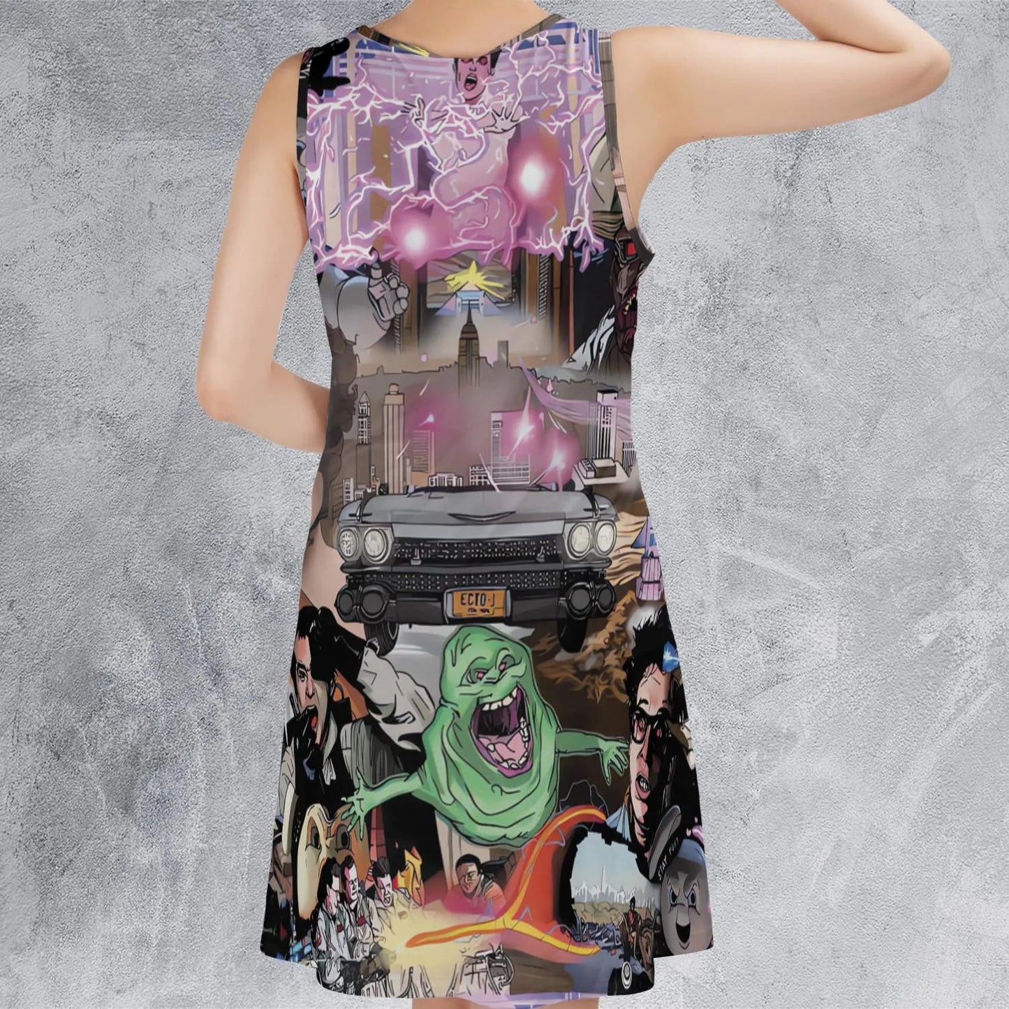 Casual Sleeveless Dress - EBZ9XXMH