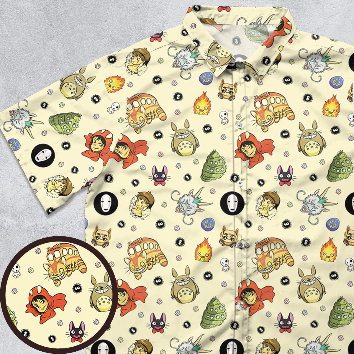 Short Sleeve Button Shirt - BA68MF56