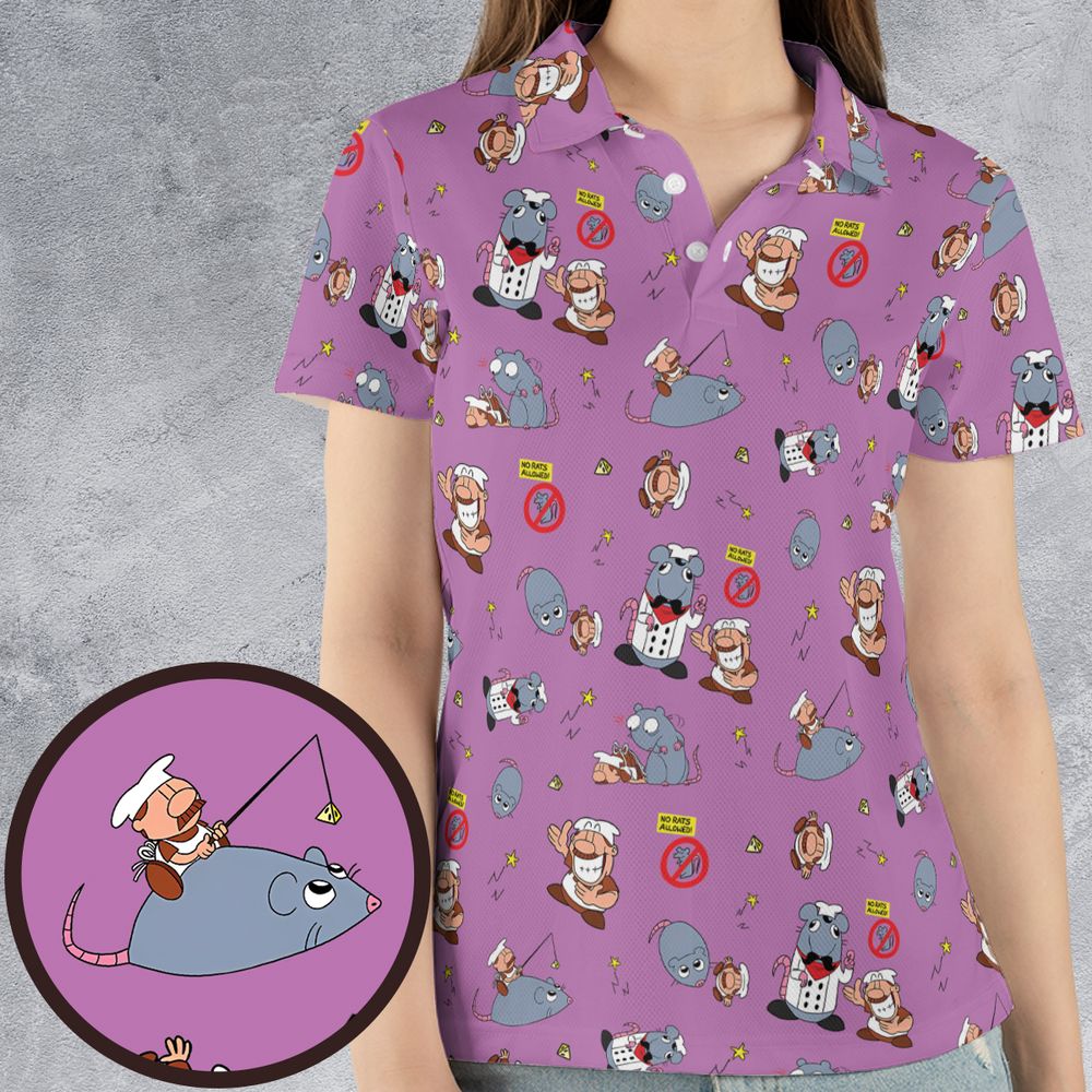 AOP Men/Women Polo Shirt - GHX4WZ4R -  - 4