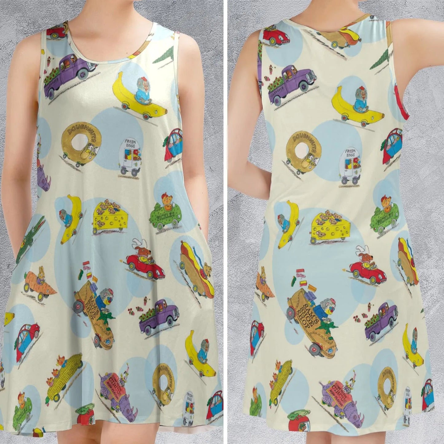 Casual Sleeveless Dress - BU1NGG1H